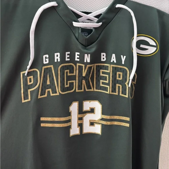 Green Bay Packers Women's Jersey XL - Picture 3 of 3